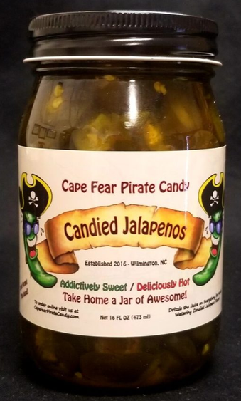 Cape Fear Pirate Candy - Candied Jalepenos